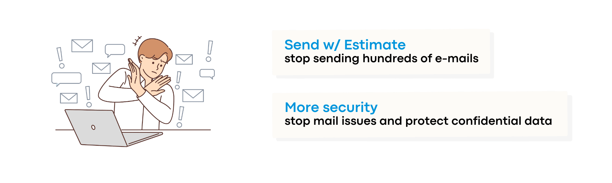 Invio dei preventivi senza email uso portale dedicato estimate software preventivi